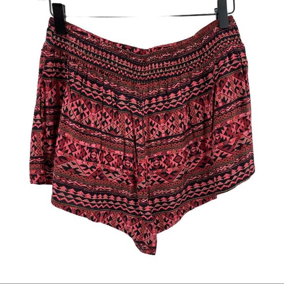 Forever 21 Womens Printed Boho Festival Summer Shorts Size M - Picture 4 of 7